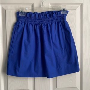 Blue J. Crew Sidewalk Skirt
